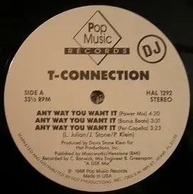 T-Connection - Any Way You Want It