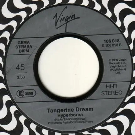 Tangerine Dream - Cinnamon Road / Hyperborea