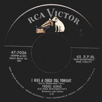 Teddi King - I Was A Child Till Tonight / Then It Starts Again