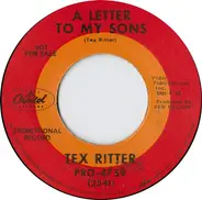 Tex Ritter - Growin' Up / A Letter To My Sons