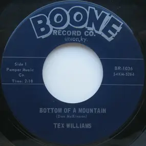 Tex Williams - Bottom Of A Mountain /  Tears Are Only Rain