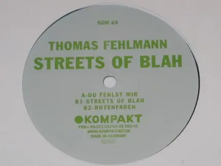 Thomas Fehlmann - streets of blah