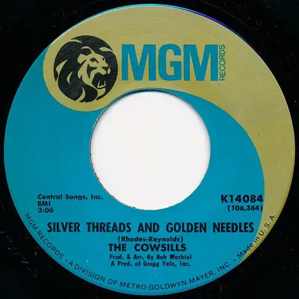 The Cowsills - Silver Threads And Golden Needles