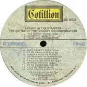 LP - The Conception Corporation - A Pause In The Disaster - The Satire Of The Conception Corporation