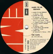 LP - The Cats - Hard To Be Friends