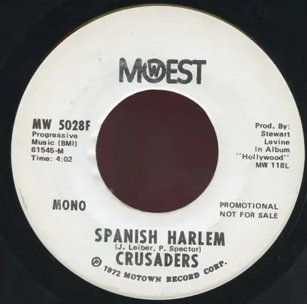 The Crusaders - Spanish Harlem