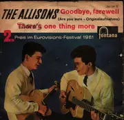 7inch Vinyl Single - The Allisons - Goodbye, Farewell ! (Are You Sure)