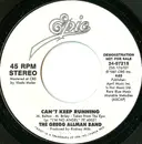 7inch Vinyl Single - The Gregg Allman Band - Can't Keep Running