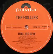 LP - Hollies - Live - + insert