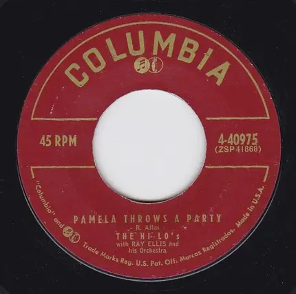 The Hi-Lo's With Ray Ellis And His Orchestra - A Shine On Your Shoes / Pamela Throws A Party