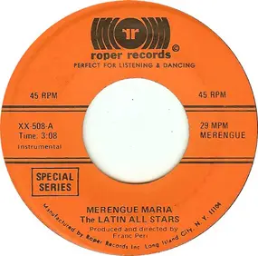 Latin All Stars - Merengue Maria / Pasado Merengue
