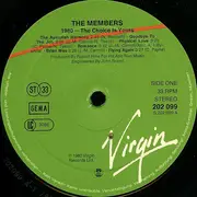 LP - The Members - 1980 - The Choice Is Yours