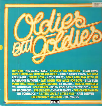 The Small Faces, Tornados, Billy Fury - Oldies But Goldies