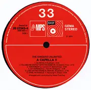 LP - The Singers Unlimited - A Capella II