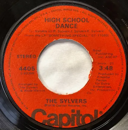 The Sylvers - High School Dance