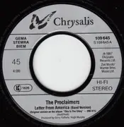 7inch Vinyl Single - The Proclaimers - Letter From America (Band Version)