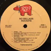 LP - The Rockets - No Ballads - 53 - Keel Press