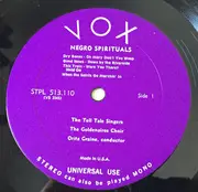 LP - The Tell Tale Singers , The Goldenaires Choir - Negro Spirituals