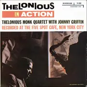 LP - The Thelonious Monk Quartet With Johnny Griffin - Thelonious In Action - Mono, Deep Groove Labels