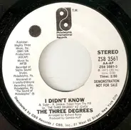 The Three Degrees - I Didn't Know