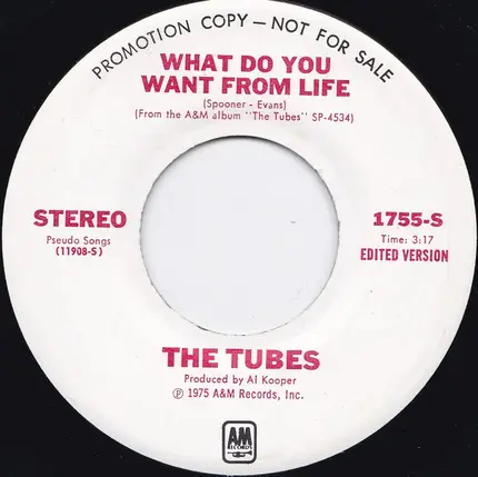 The Tubes - What Do You Want From Life