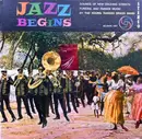 LP - The Young Tuxedo Brass Band - Jazz Begins: Sounds Of New Orleans Streets: Funeral And Parade Music - Gatefold