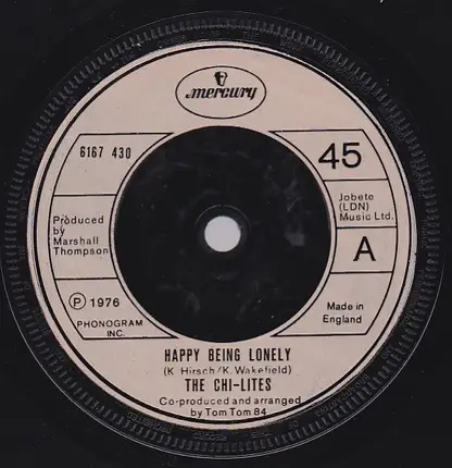 The Chi-Lites - Happy Being Lonely