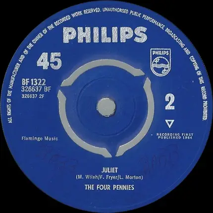 The Four Pennies - Juliet