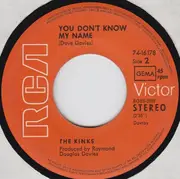 7'' - The Kinks - Supersonic Rocket Ship / You Don't Know My Name