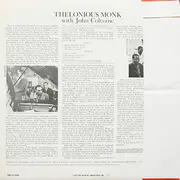 LP - Thelonious Monk With John Coltrane - Thelonious Monk With John Coltrane - + Lyric Insert