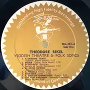 LP - Theodore Bikel - Sings Yiddish Theatre And Folk Songs