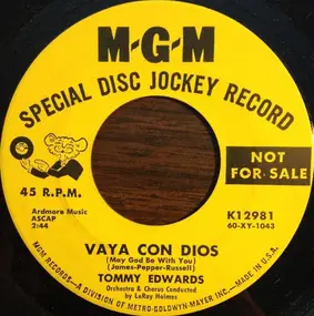 tommy edwards - Vaya Con Dios (May God Be With You)