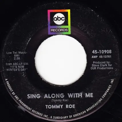 Tommy Roe - Sing Along With Me / Nightime