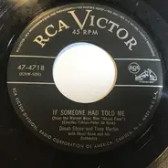 Tony Martin , Dinah Shore - No Other Girl For Me / If Someone Had Told Me