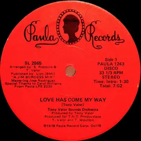 Tony Valor Sounds Orchestra - Love Has Come My Way