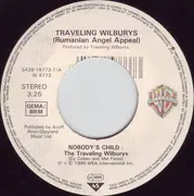 7inch Vinyl Single - Traveling Wilburys - Nobody's Child - Large Centre Hole