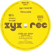 12inch Vinyl Single - Trillion Featuring Fred Bekky - Step By Step (Italian Dance Remix)