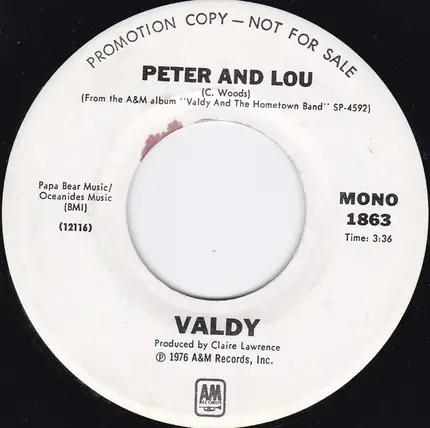 Valdy - Peter And Lou