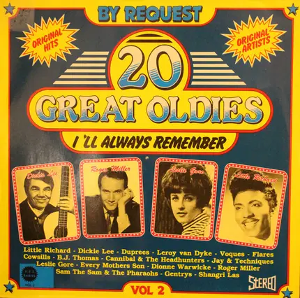 Dickie Lee, Roger Miller, Leslie Gore, a.o. - 20 Great Oldies I'll Always Remember Vol. 2