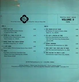 Various Artists - Beautiful Music Service - Volume 9