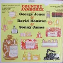 LP - George Jones, David Houston & Sonny James - Country & Western Jamboree