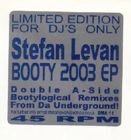 STEFAN LEVAN - Stefan Levan Booty 2003 EP