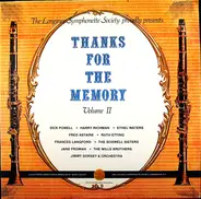 Jazz Compilation - Thanks For The Memory Volume II