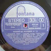 LP - Maria Bethania, Caetano Veloso, Jorge Ben, Elis Regina a.o. - Máximo De Sucessos 13