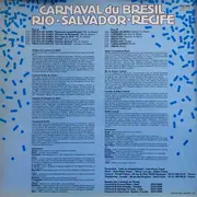 LP - Various - Carnaval Du Bresil. Rio-Salvador-Recife