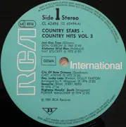 LP - Country Sampler - Country Stars - Country Hits Vol. 3