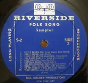 LP - Bob Gibson, Margaret Barry, Paul Clayton a.o. - Riverside Folk Song Sampler