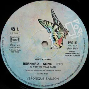 Veronique Sanson - Bernard's Song (Remixes By Funky French League)