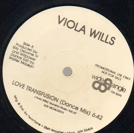 Viola Wills - Hot For You / Love Transfusion