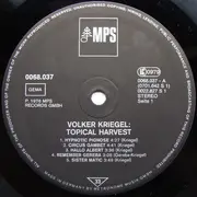 LP - Volker Kriegel - Topical Harvest